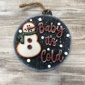 Hand Crafted Snowman Ornament